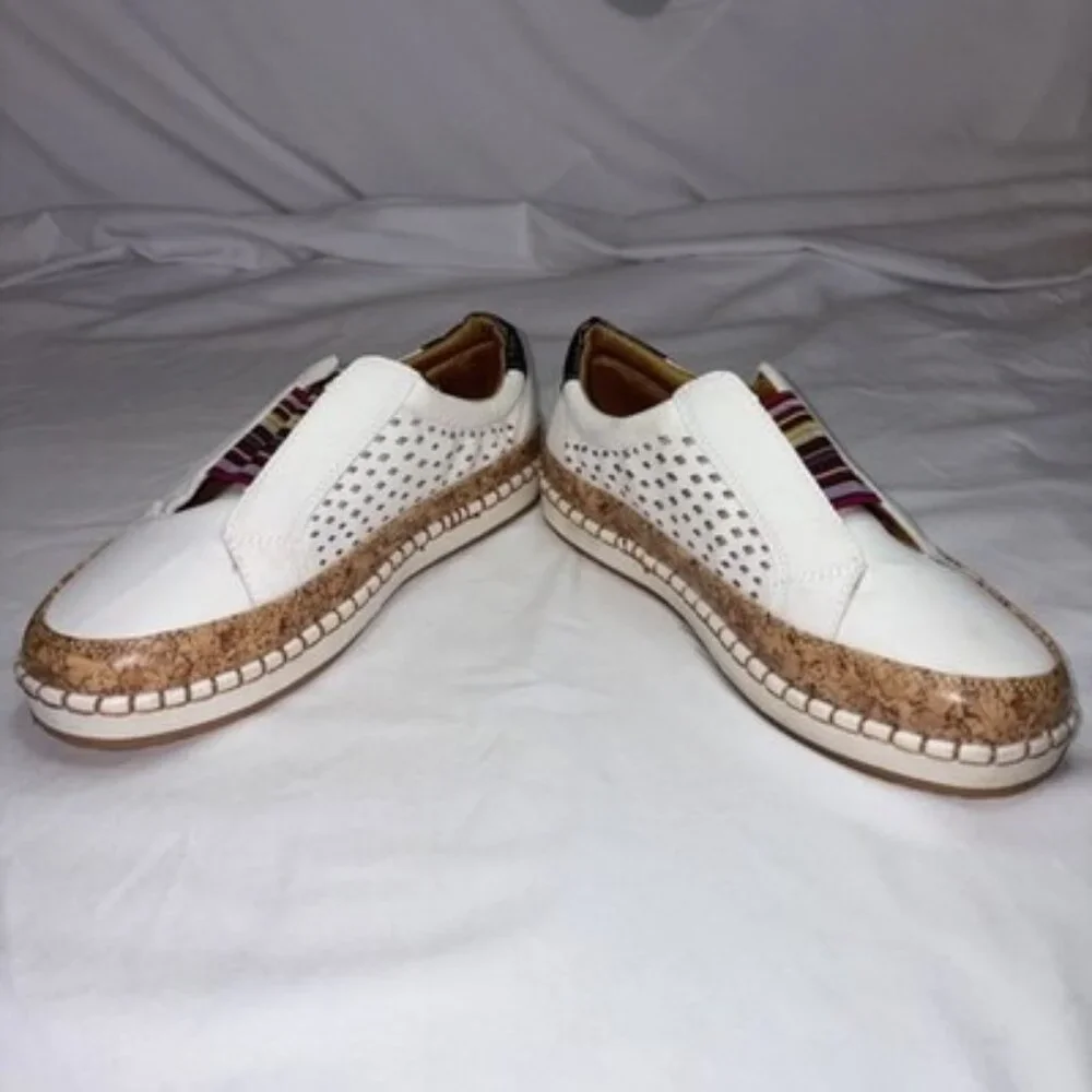 HEELTHATPAIN‎ WHITE EU/39 US/9 SHOES/FLATS STRETCH COMFORT ORTHEPEDIC LADIES